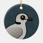 Décoration En Céramique Dove à col anneau (Dos)