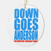 Décoration En Céramique Down Goes Anderson (Gauche)