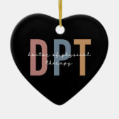 Décoration En Céramique DPT Docteur en physiothérapie (Devant)