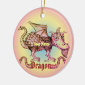 Décoration En Céramique Dragon de Donjon (Gauche)
