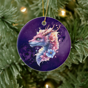 Décoration En Céramique Dragon Gardien Douceur. 