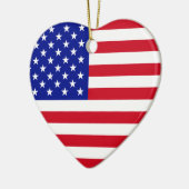 Décoration En Céramique Drapeau américain (Gauche)