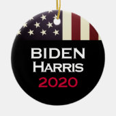 Décoration En Céramique Drapeau américain BIDEN HARRIS 2020 (Devant)