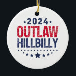 Décoration En Céramique Drapeau américain de Trump Vance 2024<br><div class="desc">Drapeau américain de Trump Vance 2024</div>