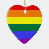 Décoration En Céramique Drapeau arc-en-ciel LGBT Pride (Droite)