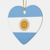 Décoration En Céramique Drapeau argentin Bandera De Argentina (Gauche)