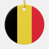 Décoration En Céramique Drapeau belge (Devant)
