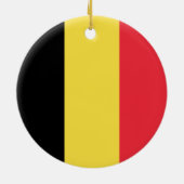 Décoration En Céramique Drapeau belge (Dos)