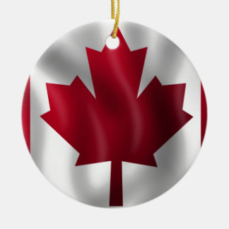 Décoration En Céramique Drapeau canadien