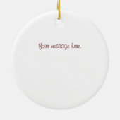 Décoration En Céramique Drapeau canadien affligé (Dos)