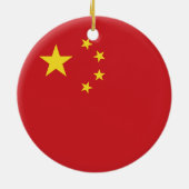Décoration En Céramique Drapeau chinois (Dos)