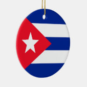 Décoration En Céramique Drapeau Cuba (Droite)