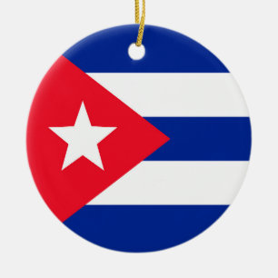 Décoration En Céramique Drapeau Cuba