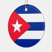 Décoration En Céramique Drapeau Cuba (Gauche)