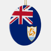 Décoration En Céramique Drapeau d'Anguilla (Droite)