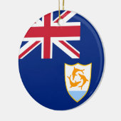 Décoration En Céramique Drapeau d'Anguilla (Gauche)