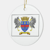 Décoration En Céramique Drapeau de Barthelemy de saint (Gauche)