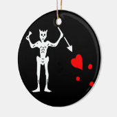 Décoration En Céramique Drapeau de Blackbeards (Gauche)