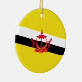 Décoration En Céramique Drapeau de Brunei (Droite)