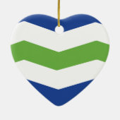 Décoration En Céramique Drapeau de Burlington, Vermont (Dos)