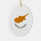 Décoration En Céramique Drapeau de Chypre (Droite)