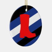 Décoration En Céramique Drapeau de fierté de bottes (Droite)