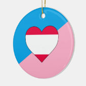 Décoration En Céramique Drapeau de fierté de jeu d'âge (Gauche)