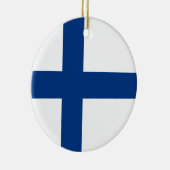 Décoration En Céramique Drapeau de Finlande (Droite)