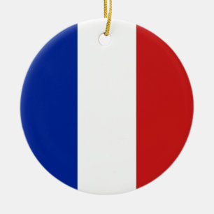 Décoration En Céramique Drapeau de France