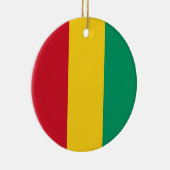 Décoration En Céramique Drapeau de Guinée (Droite)