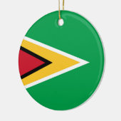 Décoration En Céramique Drapeau de Guyana (Gauche)