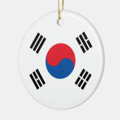 Décoration En Céramique Drapeau de la Corée du Sud (Gauche)