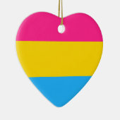 Décoration En Céramique Drapeau de la fierté Pansexual (Droite)