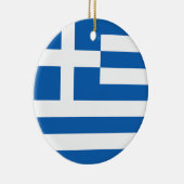 Décoration En Céramique Drapeau de la Grèce (Droite)