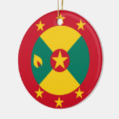 Décoration En Céramique Drapeau de la Grenade (Gauche)