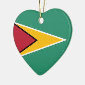 Décoration En Céramique Drapeau de la Guyane (Gauche)
