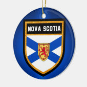 Décoration En Céramique Drapeau de la Nouvelle-Écosse (Gauche)