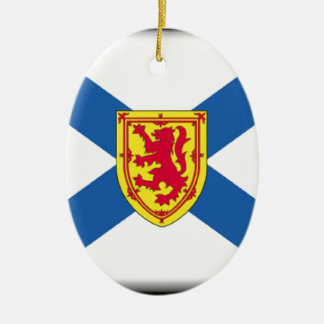Décoration En Céramique Drapeau de la Nouvelle-Écosse (Canada)