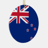 Décoration En Céramique Drapeau de la Nouvelle-Zélande (Droite)