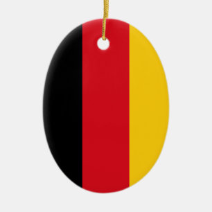 Décoration En Céramique Drapeau de l'Allemagne