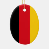 Décoration En Céramique Drapeau de l'Allemagne (Dos)