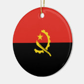 Décoration En Céramique Drapeau de l'Angola (Gauche)