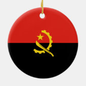 Décoration En Céramique Drapeau de l'Angola (Dos)