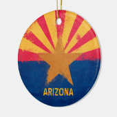 Décoration En Céramique Drapeau de l'Arizona (Gauche)