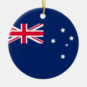 Décoration En Céramique Drapeau de l'Australie