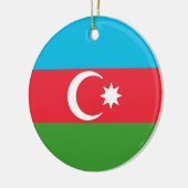 Décoration En Céramique Drapeau de l'Azerbaïdjan (Gauche)