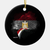 Décoration En Céramique Drapeau de l'Égypte (Devant)