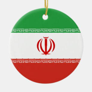 Décoration En Céramique Drapeau de l'Iran