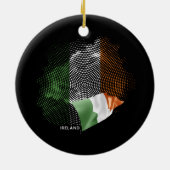 Décoration En Céramique Drapeau de l'Irlande (Dos)