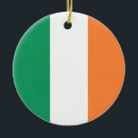 Décoration En Céramique Drapeau de l'Irlande<br><div class="desc">Drapeau de l'Irlande</div>
